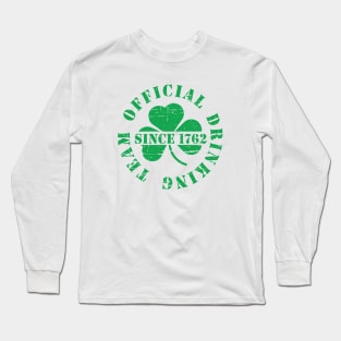 St Patricks Day Official Drinking Team Long Sleeve T-Shirt